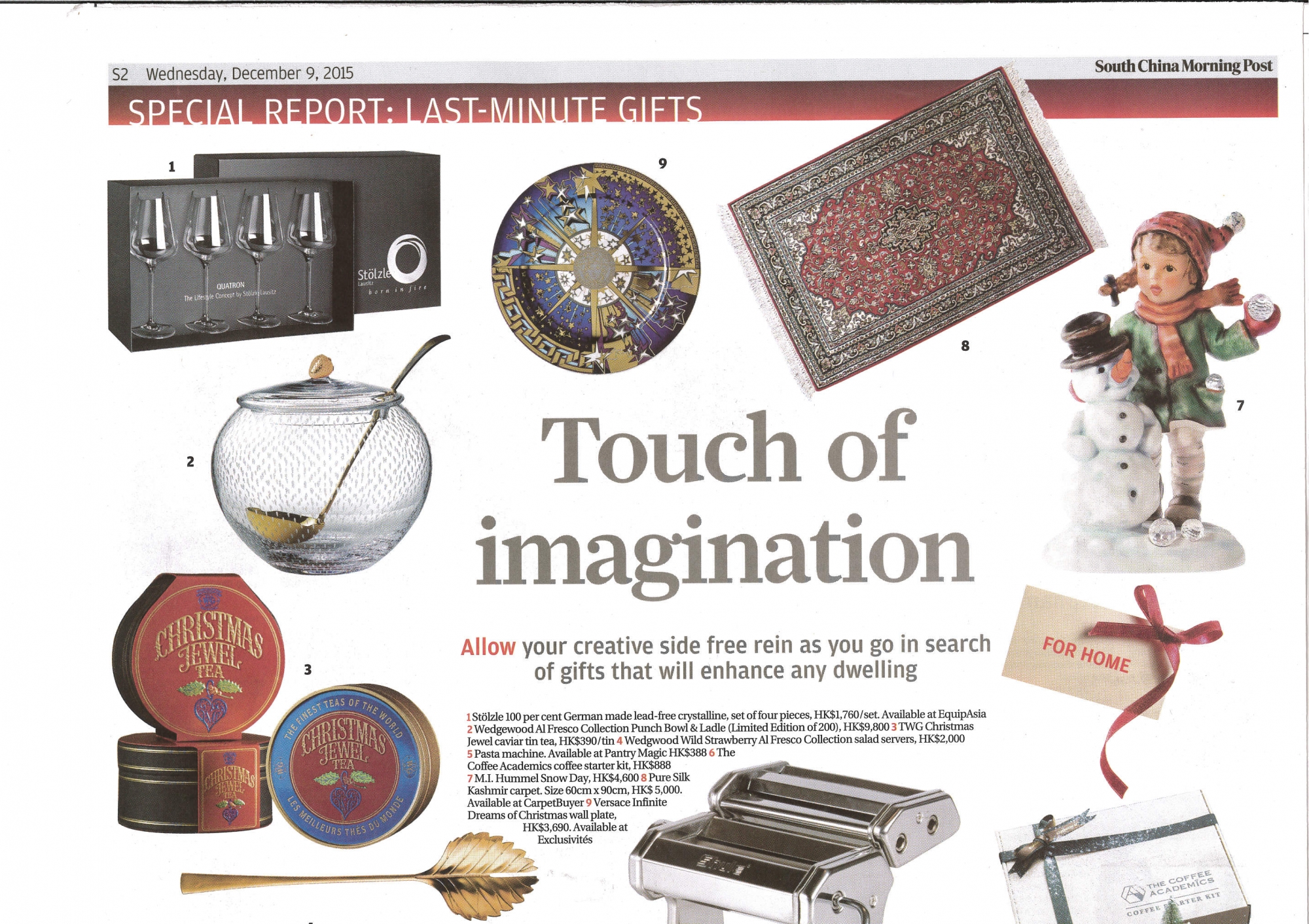 Self Photos / Files - 20151209 SCMP special report - last minute gift